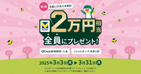 【祝！Olive2周年！】Olive新規開設・入金＆タッチ決