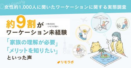 87.4％がワーケーション未経験！「家族との調整」や「