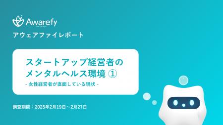 アウェアファイ、スタートアップ経営者とメンタルヘル