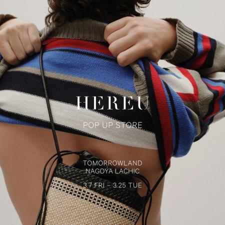 〈HEREU（ヘリュー）〉 POP UP STORE