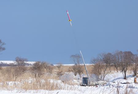 東海大学学生ロケットプロジェクトが北海道大樹町で通