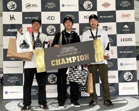 【BMX・フラットランド】佐々木元選手、荘司ゆう選手