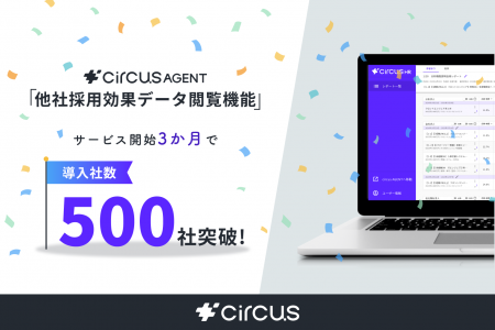 【circusAGENT】人事向け「他社採用効果データ閲覧機