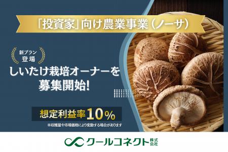 「投資家」向け農業事業（ノーサ）、新プラン「しいた