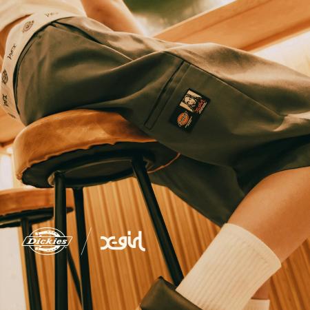 X-girl × Dickies コラボレーションコレクション発売