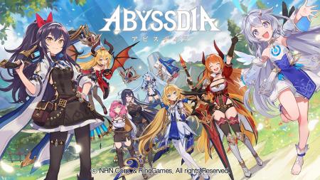 NHN、美少女系RPG『アビスディア』のキービジュアルを