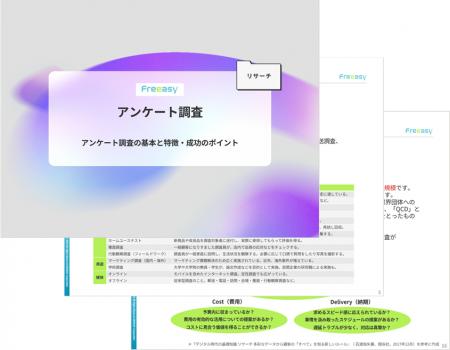 『アンケート調査』に関するお役立ち資料を無料公開！