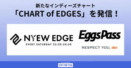 ZIP-FMとEggs Passがタッグを組んで新たなインディー