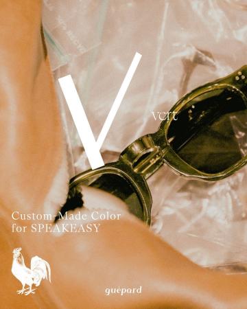 SPEAKEASY別注　新色「V」登場