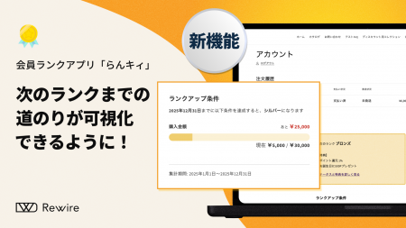 次のランクまでの道のりを可視化できるように！会員ラ