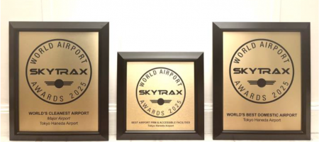 羽田空港はSKYTRAX社が実施する2025年国際空港評価の3