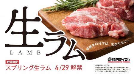 いま注目の“生ラム”、その中でも“春に生まれた仔羊”は