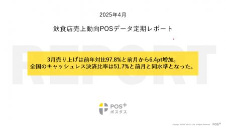 クラウド型モバイルPOSレジ「POS+（ポスタス）」飲食