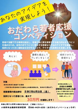 【神奈川県小田原市】あなたのアイデアを実現しよう！