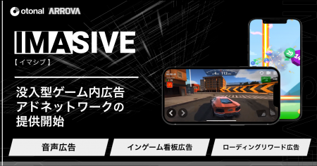 オトナル、ゲーム内音声広告を含むゲーム内アドネット