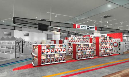 バンダイナムコの大型カプセルトイ専門店が2店舗同時