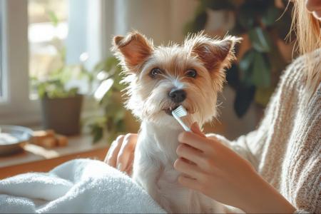 愛犬の歯磨きどうしてる？犬の歯磨きの方法やケアにつ