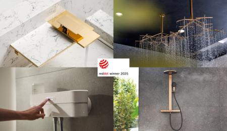 GROHEの ８ 製品が「 Red Dot Design Award 2025」を