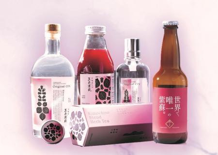 世界で蘭越だけの赤紫蘇「リモチーソ」、大阪・関西万