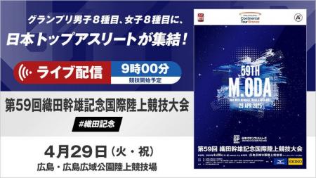 【ライブ配信実施】日本GPシリーズ 織田記念：広島県
