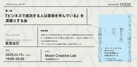 5/15（木）19:00 VOOX Future Lab #7 『ビジネスで成