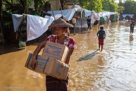 ミャンマー地震 1カ月　200万人近くの子どもに支援が