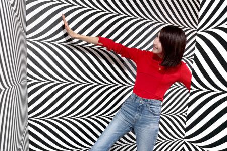 世界初！杉原厚吉氏の最新錯視立体作品を体験でutf-8