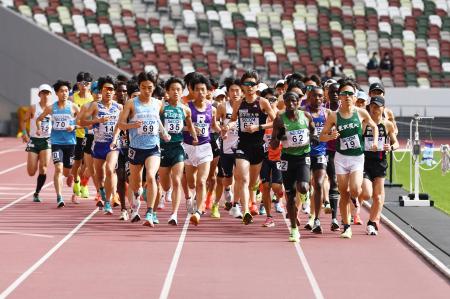 陸上の関東大学対校戦。箱根駅伝の注目選手も出場「第