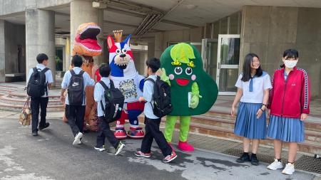 ゴーディーによるあいさつ運動(2025年4月)実施のご報