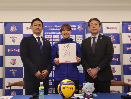【PFUブルーキャッツ石川かほく】「松井 珠己」入団会
