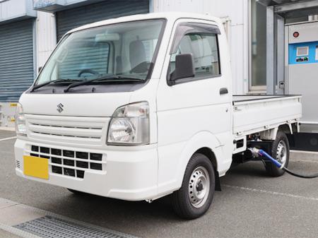SUZUKIが農家での実際に使用実証のために製作した...