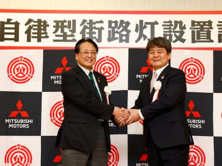 三菱自、PHEVのバッテリーを再利用した自律型街路...