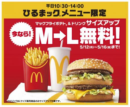 大人気、平日お昼限定600円台セット「ひるまックutf-8