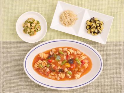 忙しい朝にぴったりのワンプレート朝食「食物繊utf-8