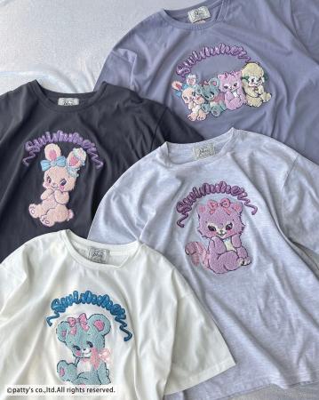 『SWIMMER』のレトロかわいいキャラクターのデザインT