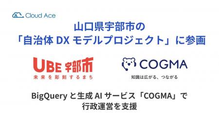 クラウドエース、山口県宇部市の「自治体DXモデルプロ