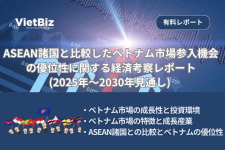 ベトナム市場調査レポート販売｜ASEAN諸国と比較した