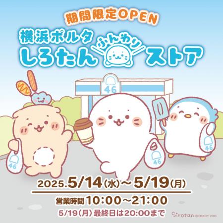 「しろたんふんわりストア」が横浜ポルタに期間限定オ