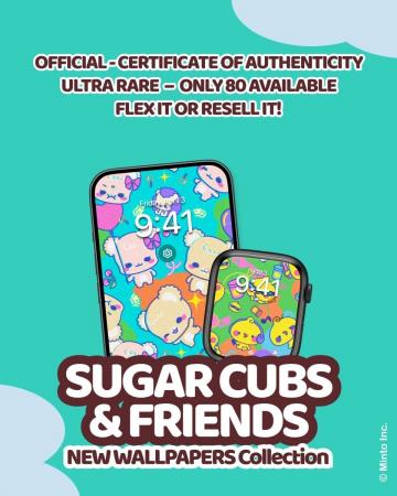 「シュガーカブス」など人気キャラクターたちがiPhone