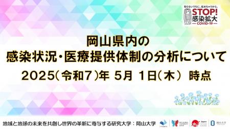 【岡山大学】岡山県内の感染状況・医療提供体制の分析