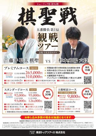 日光金谷ホテルで開催される「ヒューリック杯 第96期 