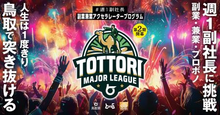 週１副社長「とっとりメジャーリーグ」第２期を開幕宣