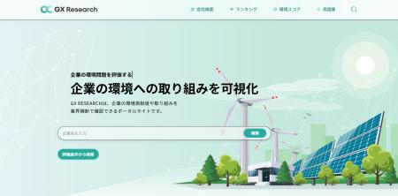 企業環境情報ポータルサイト「GXリサーチ」大幅アップ