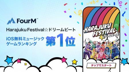 『Harajuku Festival☆ドリームビート』がiOS無料ミュ