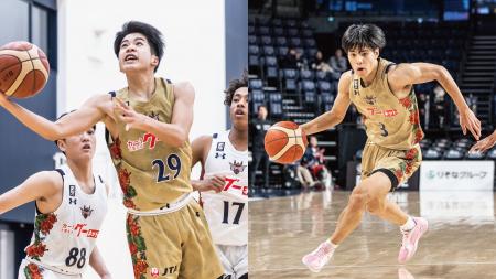 キングスU18 宮里俊佑選手、嶺井俊弥選手 オーストラ