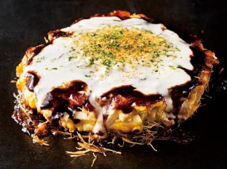話題の食材「カダイフ」をお好み焼きにイン？ ”サクサ