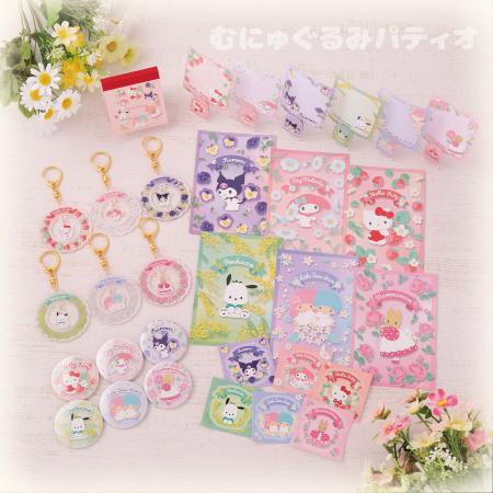 お花のデザインがかわいい(ハート)サンリオキャラクタ