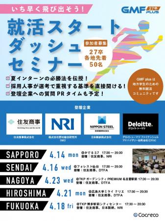 【株式会社コクリコ】札幌/仙台/名古屋/広島/福岡で旧