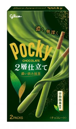 抹茶の風味を引き出したチョコレートを丁寧に重ねるこ
