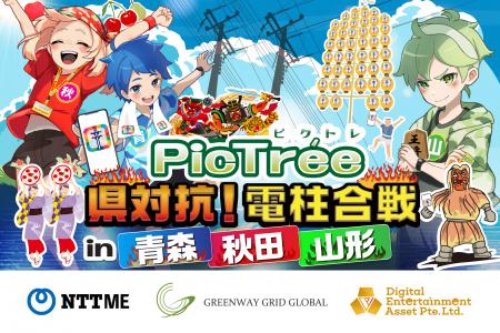 参加型社会貢献ゲーム「PicTree（ピクトレ）」、NTT-M